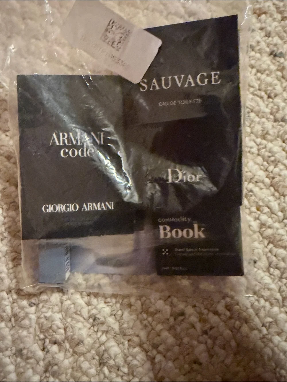 Various fragrances samples goody bag for HIM